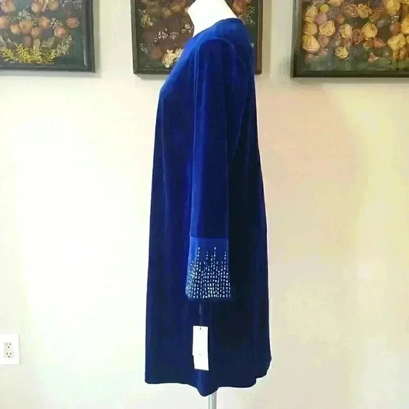 Calvin Klein Velvet Dress - Picture 3 of 15